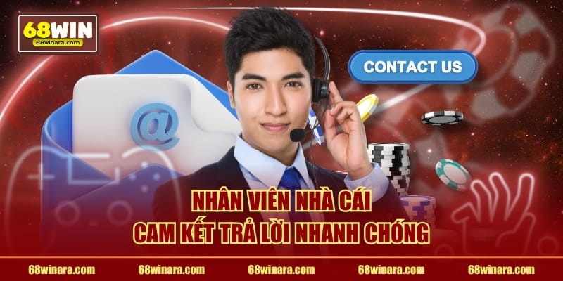 Nhân viên nhà cái cam kết trả lời nhanh chóng