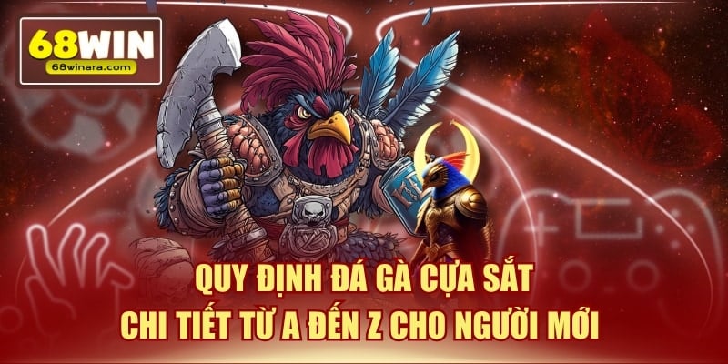 Quy định đá gà cựa sắt chi tiết từ a đến z cho người mới